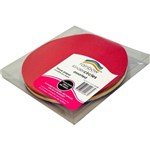 RAINBOW KINDER SHAPES TISSUE CIRCLES DOUBLE SIDED 17GSM 180MM ASSORTED PACK 480
