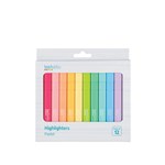 TEACHABLES HIGHLIGHTERS PASTEL ASSORTED PACK 12