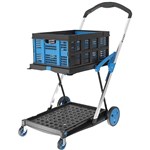 XCART FOLDING TROLLEY WITH BASKET 75KG CAPACITY