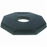 BRADY BOLLARD VALUE T TOP BASE ONLY 6KG BLACK
