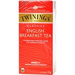 TWININGS TEABAGS ENGLISH BREAKFAST PACK 50
