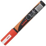 UNI PWE5MFLOR CHALK MARKER 25MM BULLET TIP FLUORO ORANGE