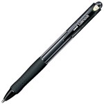 UNIBALL SN100BBK LAKNOCK RETRACTABLE BALLPOINT PEN BROAD 14MM BLACK