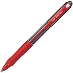 UNIBALL SN100MR LAKNOCK RETRACTABLE BALLPOINT PEN 10MM MEDIUM RED