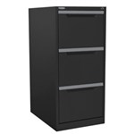 STEELCO FILING CABINET 3 DRAWER 1015 X 470 X 620MM GRAPHITE RIPPLE