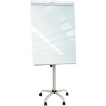 VISIONCHART GLASSBOARD FLIPCHART EASEL STAND MAGNETIC 700 X 960MM