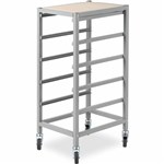 VISIONCHART EDUCATION MOBILE STORAGE TOTE TRAY TROLLEY 5 BAYS