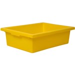 PLASTIC TOTE TRAY YELLOW