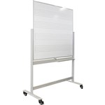 VISIONCHART MOBILE MUSIC WHITEBOARD 1200 X 1200MM