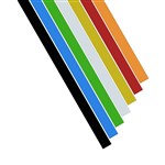 VISTA MAGNETIC WHITEBOARD STRIP 300 X 25MM PACK 2 BLACK