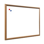 VISIONCHART COMMUNICATE MAGENETIC WHITEBOARD 900 X 600MM WARM OAK