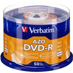 VERBATIM 95101 DVDR 47GB 16X SPINDLE PACK 50
