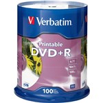 VERBATIM 95145 DVDR 47GB 16X PRINTABLE SPINDLE PK100