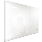 VISIONCHART VGB1590 LUMIERE MAGNETIC GLASS BOARD WHITE FINISH WITH GLASS PEN TRAY AND MAGNETS 1500X900MM
