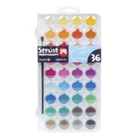 MICADOR STYLIST WATERCOLOUR PAINT DISC ASSORTED PACK 36