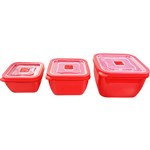 IMPRESS 4200033 MICROWAVE CONTAINER RESEALABLE SET 3