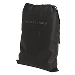 COMPASS NON WOVEN GUEST LAUNDRY BAG BLACK