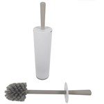 COMPASS TOILET BRUSH PLASTIC WHITEGREY