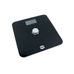 COMPASS BATTERY FREE BATHROOM SCALE BLACK