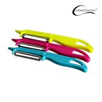 CONNOISSEUR VEGETABLE PEELER STRAIGHT 145MM ASSORTED PACK OF 3