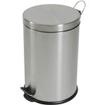 COMPASS ROUND PEDAL BIN 20 LITRE STAINLESS STEEL