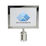 COMPASS HORIZONTAL SIGN FOR BELT BARRIER A4