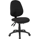 YS DESIGN YS08BK TYPIST CHAIR  NO ARMS  BLACK