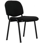 YS DESIGN YS70BK APOLLO VISITOR CHAIR MEDIUM BACK BLACK