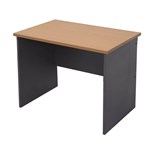OXLEY DKS126BI STUDENT DESK  WITH TWO DRAWERS  1200X600X730MM BEECH IRONSTONE
