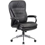 YS DESIGN YS05H TITAN EXECUTIVE LEATHER CHAIR HIGH BACK BLACK