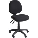 YS DESIGN YS07BK OFFICE TASK CHAIR MEDIUM BACK NO ARMS BLACK