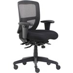 INITIATIVE YS113ABLACK SERENITY ERGONOMIC HIGH MESH BACK CHAIR WITH ARMS BLACK