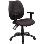 INITIATIVE YS43BBLACK AMBITION HIGH BACK OPERATOR CHAIR WITH ARMS BLACK