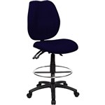 YS DESIGN YS43DBE SABINA HIGH BACK DRAUGHTSMAN CHAIR NO ARMS CHAIR BLUE