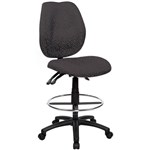 YS DESIGN YS43DBK SABINA HIGH BACK  DRAUGHTSMAN  CHAIR NO ARMS BLACK