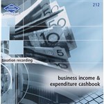 ZIONS 212 TAXATION RECORDING BOOK BUSINESS INCOME AND EXPENDITURE CASHBOOK