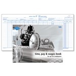 ZIONS 500 WAGES BOOK SMALL TIME AND PAY NO 500