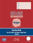 SP EXERCISE BOOK SPLASH 225X175MM 8MM RULED  MARGIN 48PG