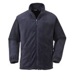 PORTWEST ARAN F205 FLEECE JUMPER NAVY SMALL