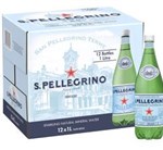 SAN PELLEGRINO SPARKLING MINERAL WATER 1L PET CTN12