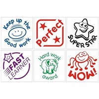 Preinked Merit Stamps